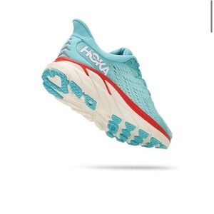 Hoka One One Clifton 8
Color: Teal/ Aquarelle women Sz 10.5B new (store display)